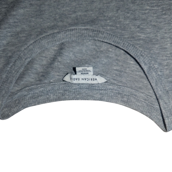 🛍️American Eagle Outfitters Heather Gray Casual Dress With Pockets - Picture 4 of 5